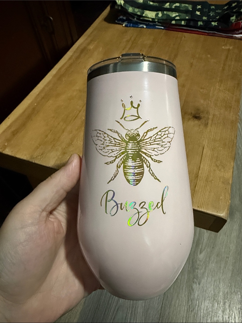 Buzzed Pink Bee Insulated Tumbler - Stylish Travel Drinkware